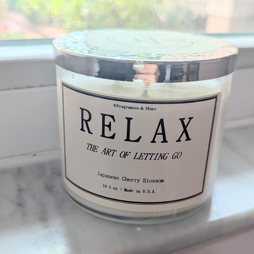 Relax Candle - White